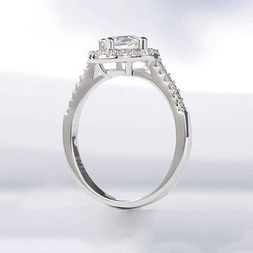 BEST GIFT IDEAS - Lovely Trendy AAA+ Cubic Zirconia Diamonds Clover Ring - The Jewellery Supermarket